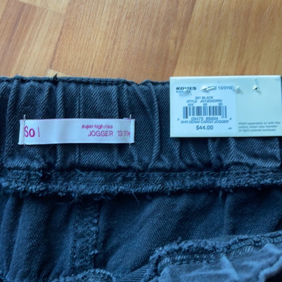SO High Rise Cargo Joggers Size 13/31 - Picture 5 of 6